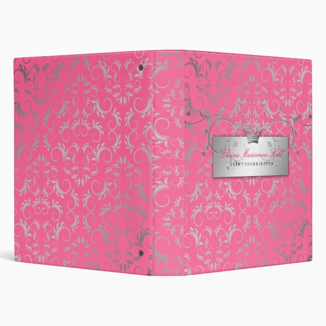 311-Silver Divine | Luscious Pink Binder (Background)
