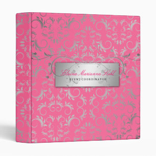 311-Silver Divine Luscious Pink Binder