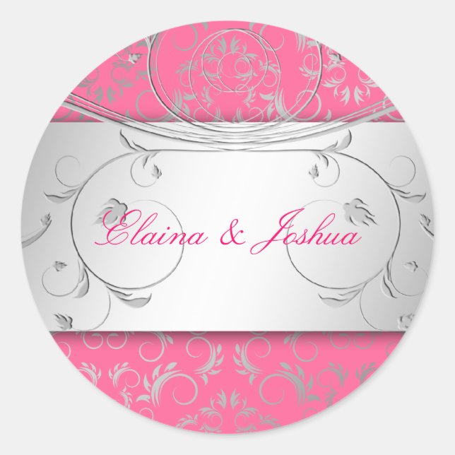 311-Silver Divine | Luscious Pink Sticker (Front)