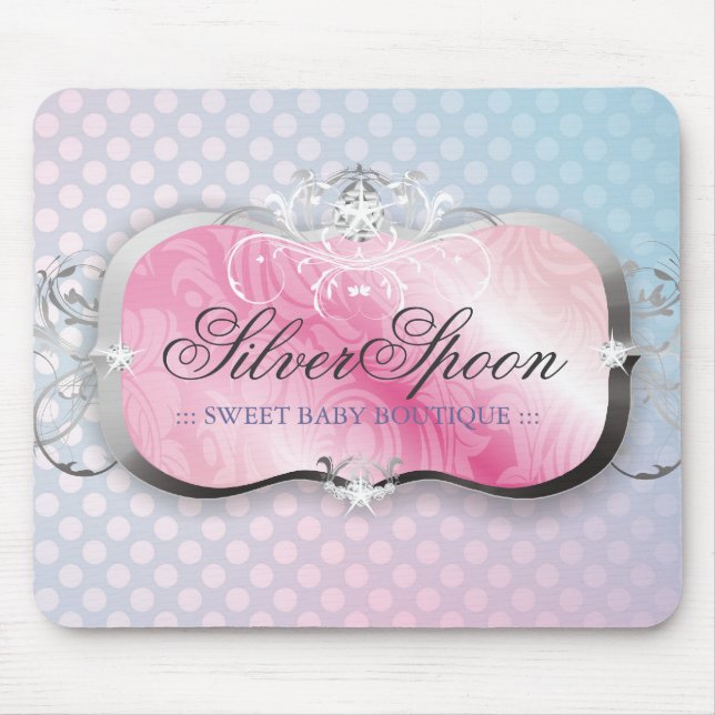 311 Silver Spoon Baby Boutique Mouse Pad (Front)