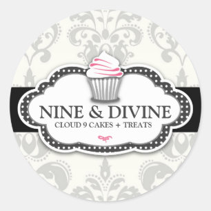 311 Sticker Cupcake Divine Grey