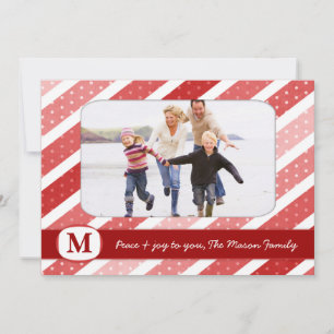 311 Stripes & Dots Carte photo de vacances