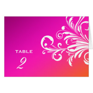 311-Swanky Swirls Table Numbers Wild Sunset