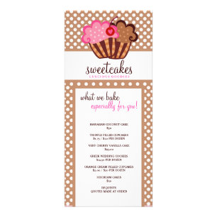 311 Sweet Cakes Cupcake Rackcard Rack Card
