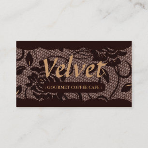 311-SWEET VELVET ROSE BUSINESS CARD