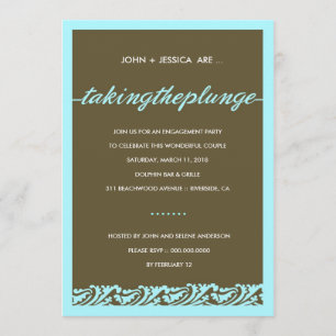 311 TAKING THE PLUNGE ENGAGEMENT INVITATION