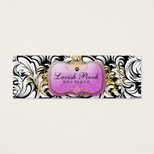 311-The Lavish Pooch   Purple Hang Tag