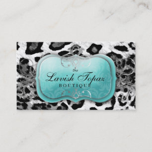 311 The Lavish Topaz Leopard Business Card