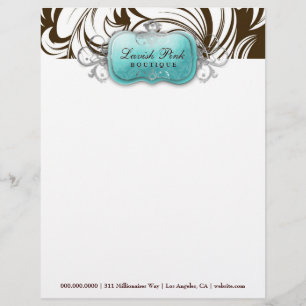 311 The Lavish Topaz Leopard Letterhead