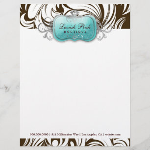 311 The Lavish Topaz  Leopard Letterhead