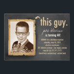 311 This Guy Men's Invitation Party<br><div class="desc">Design by Jill McAmis © 2014.</div>