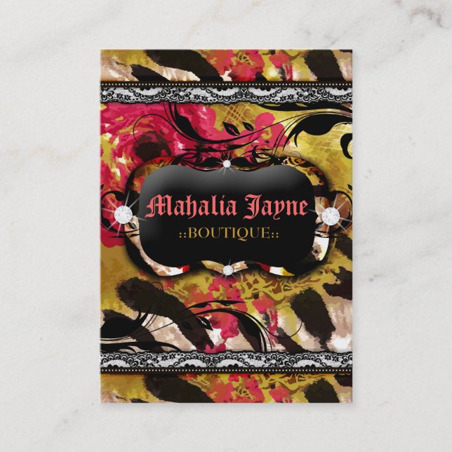 311 Tigress Zebra Rose Discount Card (Front)