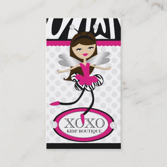 311-Trendy Little Dancer Vertical Card (Front)
