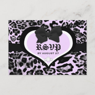 311 Wild at Heart Luscious Lilac RSVP Card