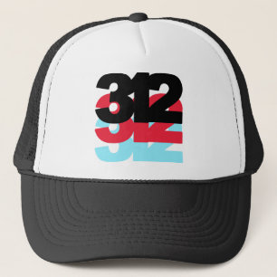 312 Area Code Trucker Hat
