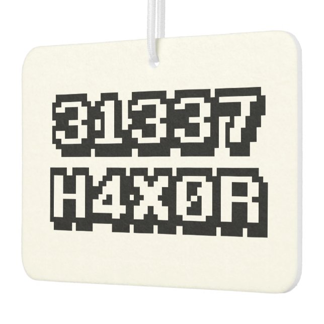 31337 H4X0R AIR FRESHENER (Left)