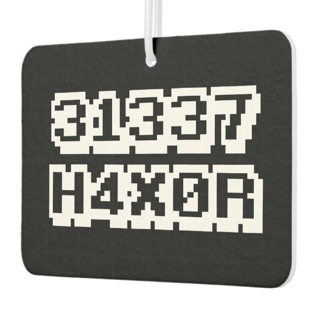 31337 H4X0R AIR FRESHENER (Left)