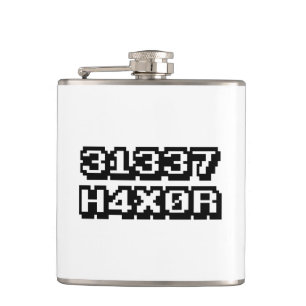 31337 H4X0R HIP FLASK