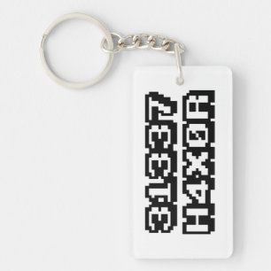 31337 H4X0R KEYCHAIN