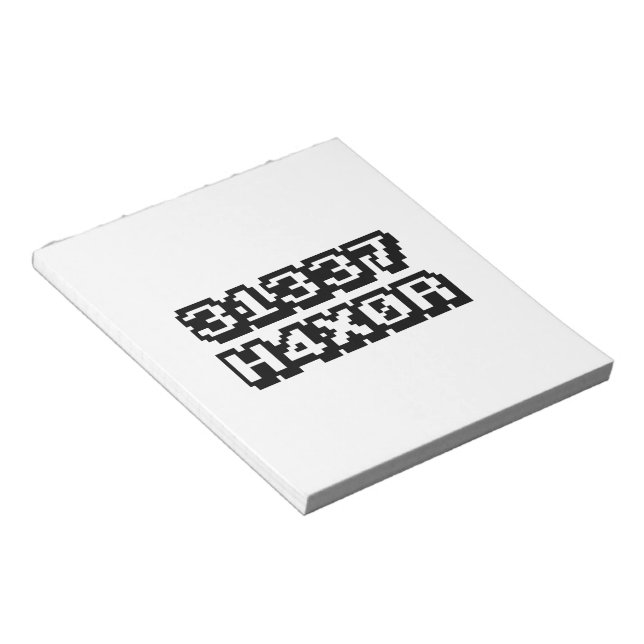 31337 H4X0R NOTEPAD (Angled)