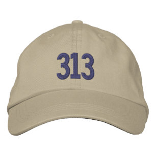 313 Casquette brodé, Casquette de base en laine so