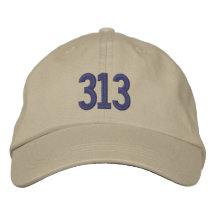 313 Embroidered Hat, Basic Flexfit Wool Cap