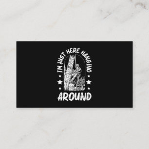 31.Arborist for a Tree trimmer Business Card