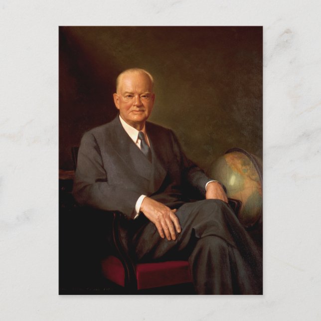 31 Herbert Clark Hoover Postcard (Front)