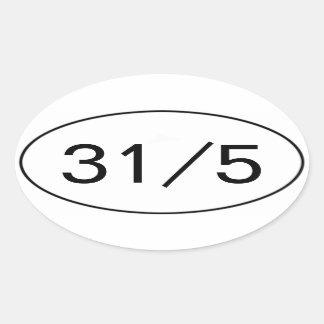 31 in 5 Sticker