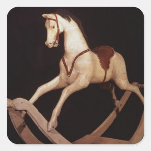31:Rocking horse, English, 1840 Square Sticker