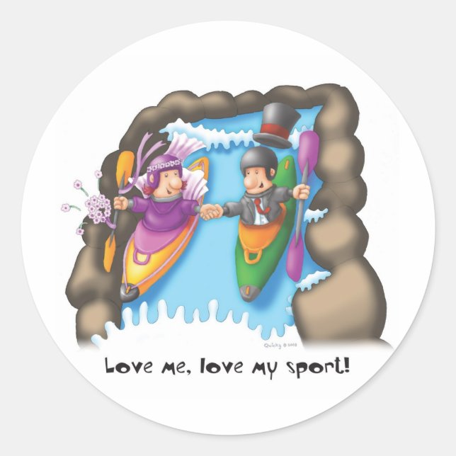31_Wed Classic Round Sticker (Front)