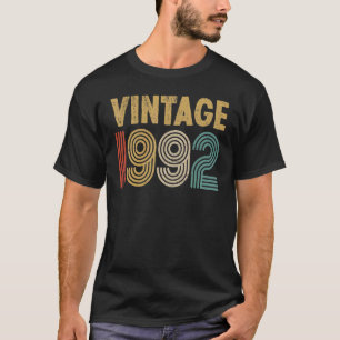 31 Years Old Born in 1992 Vintage 31th Birthday T-Shirt