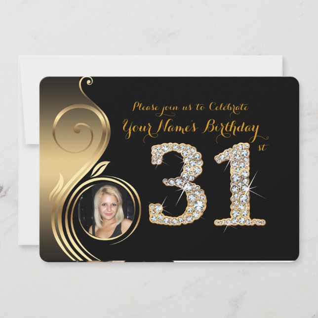 31e, Invitation Anniversaire, Numéro Diamant, Phot (Devant)