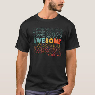 31st Birthday Awesome Since 1992 Man or Woman Vint T-Shirt