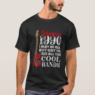 31St Birthday - Born In 1990 I Electric Guitar I R T-Shirt