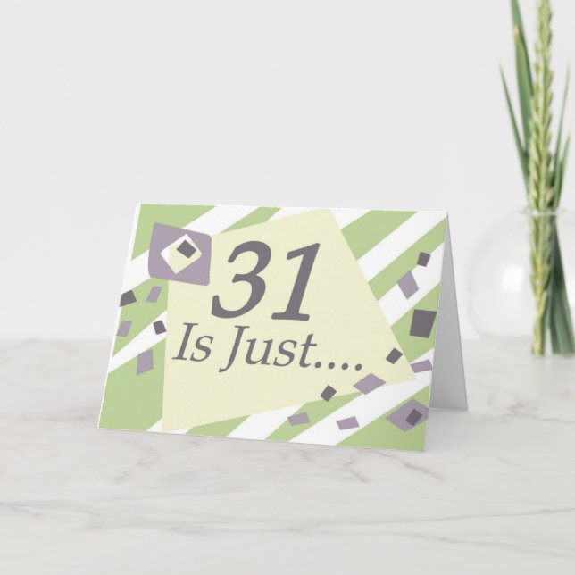 31st Birthday Card (Front)