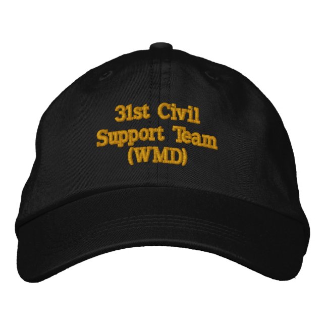 31st Civil Support Team (WMD) Embroidered Hat (Front)