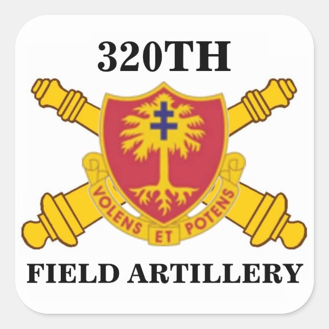 320E STICKERS ARTILLERIE SUR LE TERRAIN (Devant)