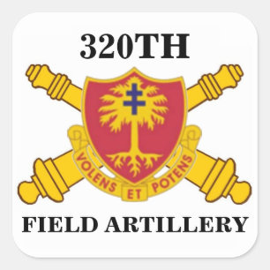320TH AUTOCOLLANTS d'ARTILLERIE de CAMPAGNE