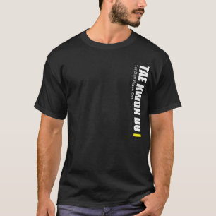 323-1-2 1st Dan Black Belt Tae Kwon Do Shirt
