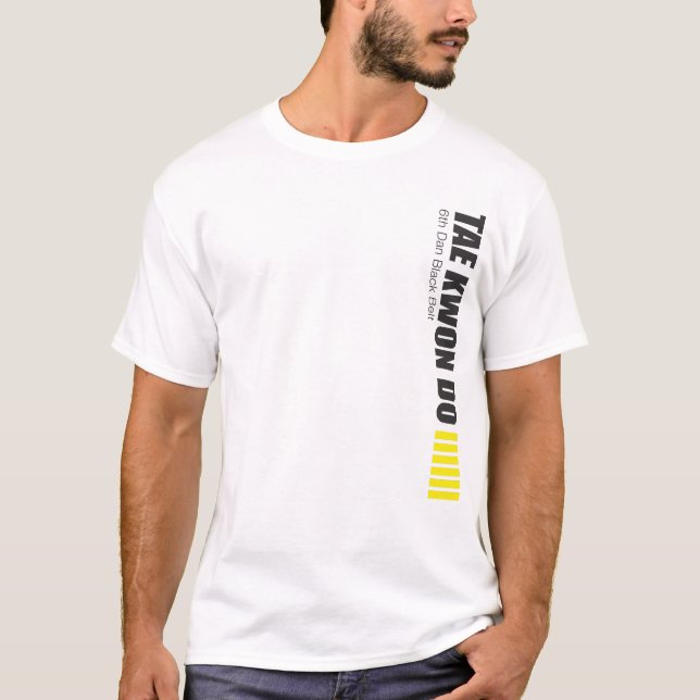 323-6 6th Dan Tae Kwon Do Shirt (Front)