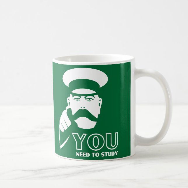 325ml Stirling University Student Mug café vert (Droite)