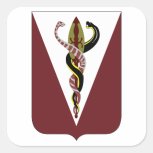 325th Brigade Support Battalion Square Sticker