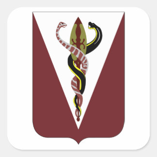 325th Brigade Support Battalion Square Sticker