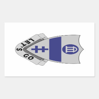 325th Infantry Regiment - DUI - LET'S GO Sticker