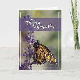 3261 Butterfly  Montage Sympathy Card