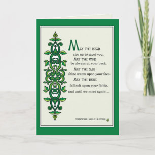 3268 May the Road Prayer Card