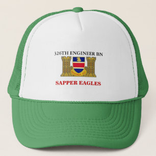 326TH CASQUETTE d'EAGLES de SOLDAT DU GÉNIE de