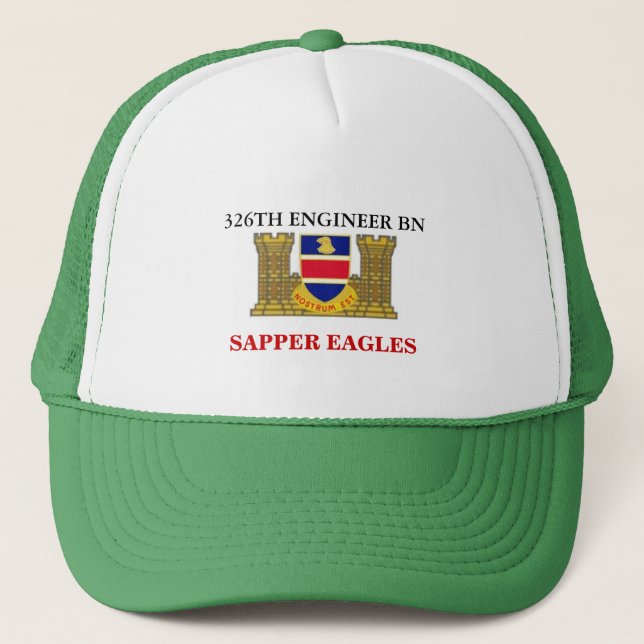 326TH CASQUETTE d'EAGLES de SOLDAT DU GÉNIE de (Devant)