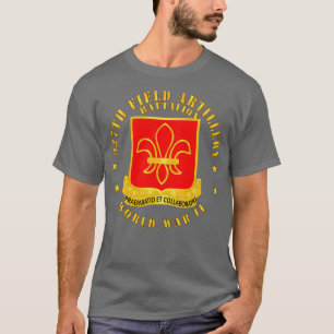 327th Field Artillery Battalion DUI WWII X T-Shirt